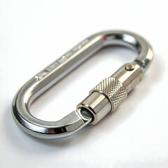 Carabiner isolated on transparent background  