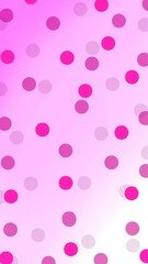 Bright pink polka dot pattern on soft gradient background. Fun, cheerful, and perfect for fabric design, wallpapers, wrapping paper, or playful digital backdrops.