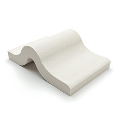 Foam protector cushion strip with angled shape and soft texture  