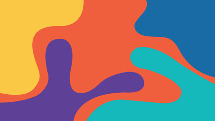 Vibrant splash abstract background