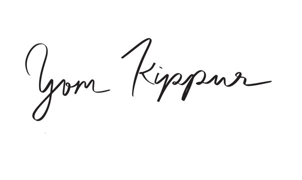 Yom kippur rosh hashanah text font calligraphy hand written lettering script black color object yom kippur rosh hashanah israel country national horn religious prayer faith hebrew honey festival holy - Powered by Adobe
