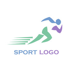 Sport Run Logo Vector Template