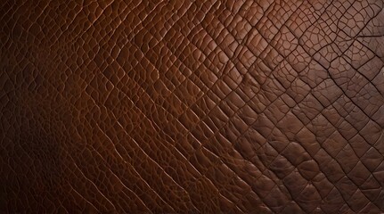 Fototapeta premium Close-up of cracked leather surface texture
