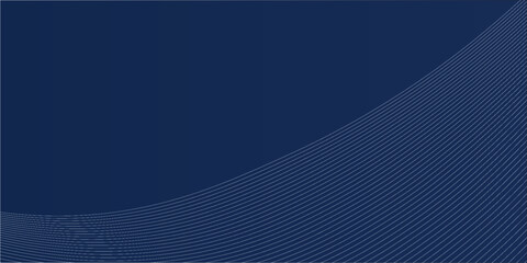 Blue background. Vector abstract, science, futuristic, energy technology concept. Digital image of light rays, stripes lines with blue light over dark blue background