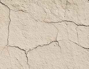 Obraz premium Wall texture with rough plaster patches and tool marks, captured under soft studio