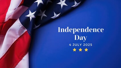 American flag stars stripes blue background white