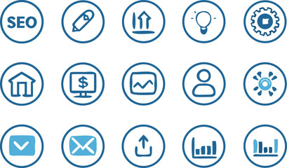 Ultimate Collection of Business and Marketing Icons SEO, Growth, Finance, and More!