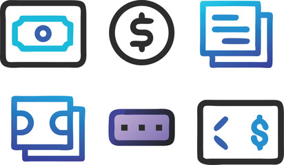 Finance Icon Set Modern & Clean Vector Icons for Financial Applications and Websites