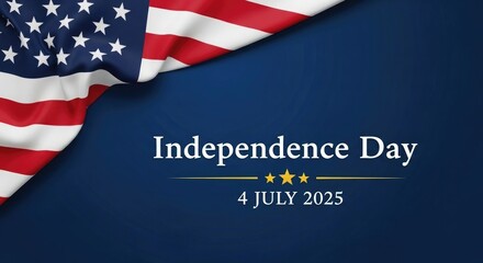 Independence Day - Jul 4 (USA): American flag celebration stars stripes white