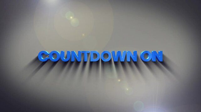 Countdown On &ndash; 3D Animated Urgency Text for Timed Promotions