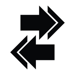 Next And Back  Icon Element For Design