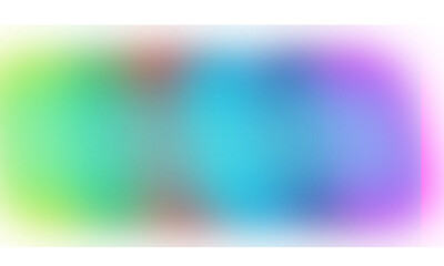 Vibrant Rainbow Gradient Background: Abstract, Colorful, and Energetic Digital Art. Grainy Effect, Noise Effect, Blur Effect. Isolated Transparent background