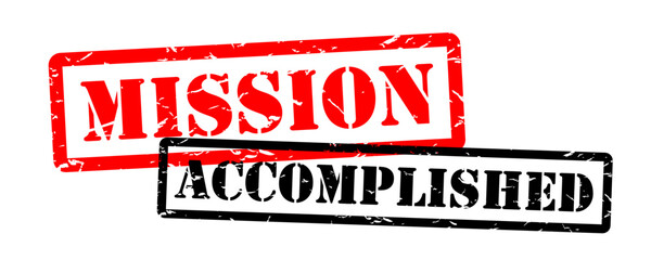 Mission accomplished