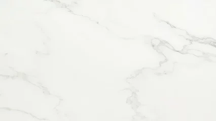 Wandcirkels Aquarel prints patronen  White Marble Texture. A close-up shot of a white marble surface, showcasing the subtle gray veining and natural variations within the stone. The image conveys a sense of luxury, elegance  © BloomPix