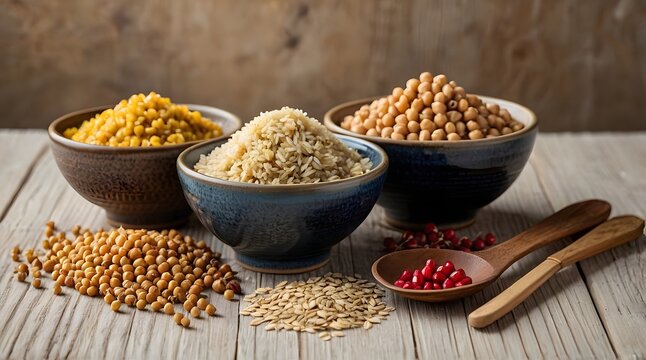 Assorted Spices and Grains
