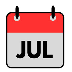 july calendar date icon month icon note.eps