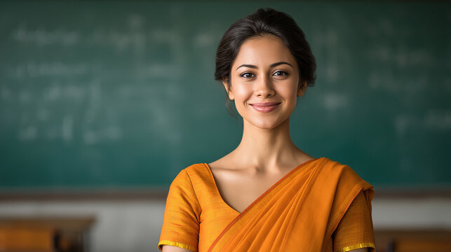 indian female teacher