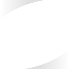 Gradient White Flag Frame Ribbon Corner Border Illustration