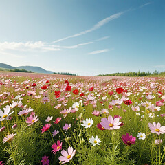 field of flowers
