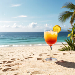cocktail on the beach