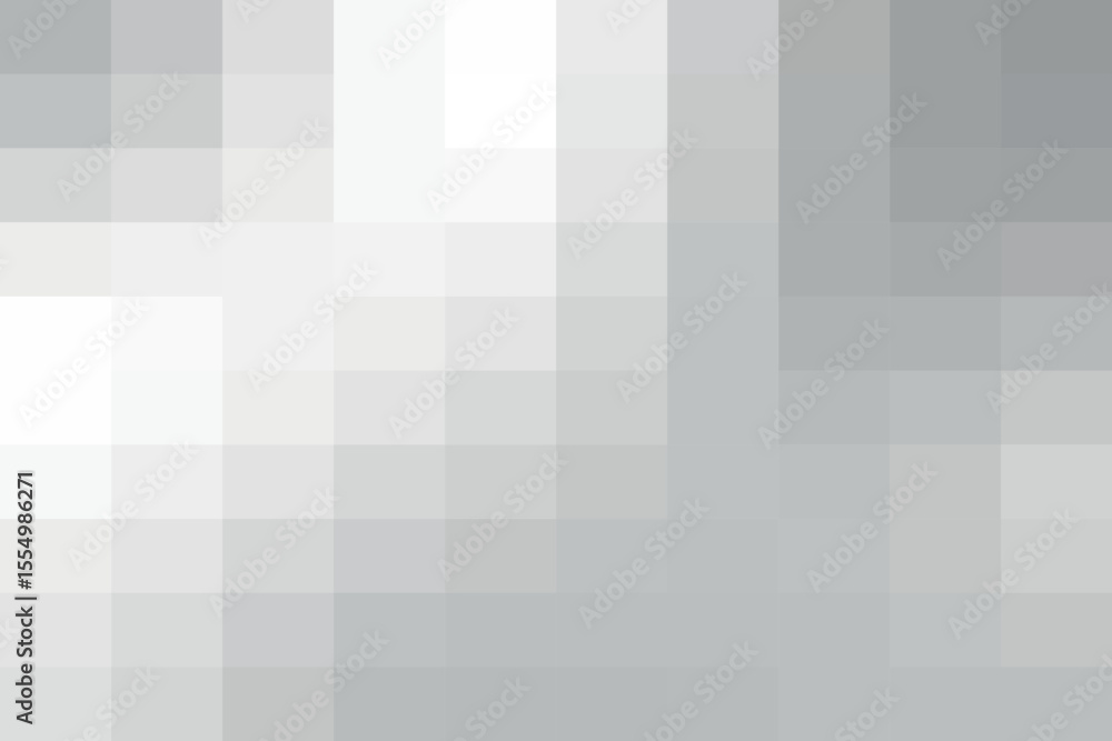 Poster abstract geometric pattern of grayscale squares with soft gradient transitions