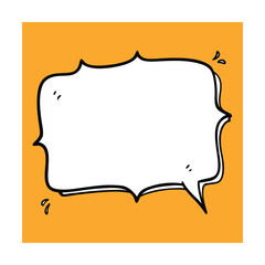 Fototapeta premium Dramatic Hand Drawn Callout and Bubble Frames