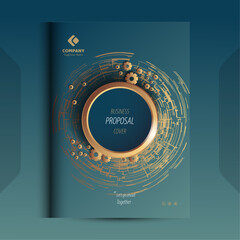 Corporate Business Proposal Cover Design Template Concepts