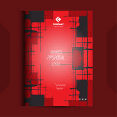 Corporate Business Proposal Cover Design Template Concepts