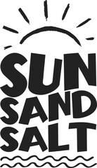 Obraz premium sun sand salt