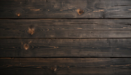 Fototapeta premium Panel de madera rústica en tonos oscuros. 