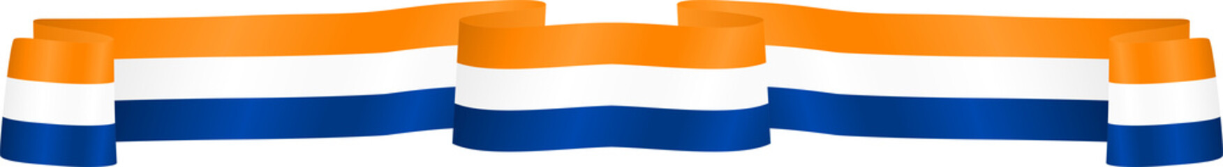 South Africa Flag Ribbon Corner Border Illustration