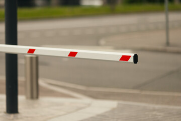 Barrier gate arm for parking entrance restriction system