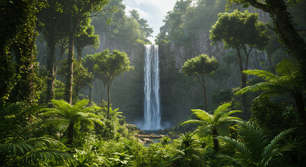 waterfall in the forest