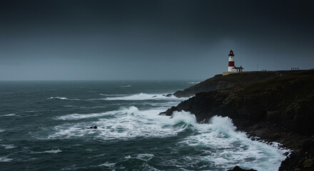 lighthouse on the coast