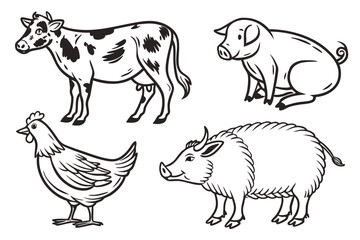 farm animals collection