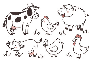 farm animals collection