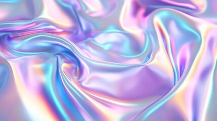 Abstract Iridescent Fabric Waves Pastel Dream, texture, shimmer