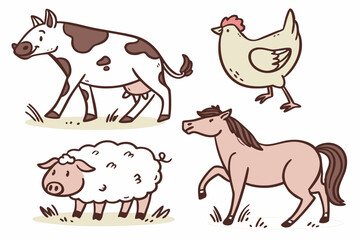 farm animals collection