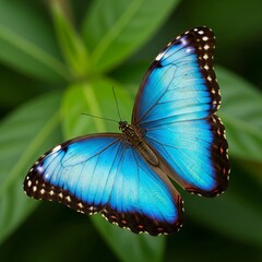 butterfly on a leaf