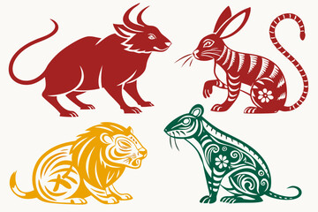 vector image of a horse