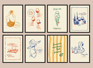 La Dolce Vita posters collection. 