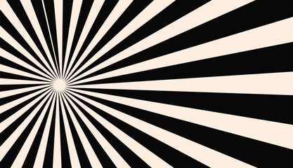 Pop Art Black Comic Book Cover with Retro Cartoon Strip Pattern