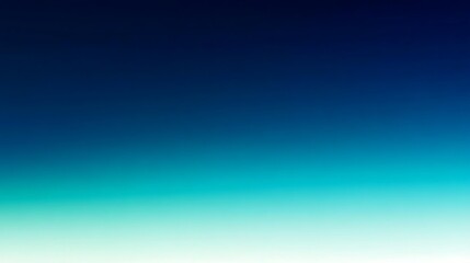 Gradient background of blue, turquoise, and white colors for creative designs and backdrops