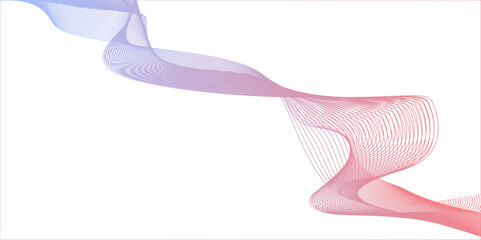 Abstract dynamic multicolor lines, waves. technology line stripe isolated science digital flowing black line. gradient colorful flowing wave design element. wavy lines gradient background.	