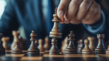 Corporate Strategies for Financial Decision Making with Chess Metaphor