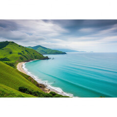 view of the coast of the sea