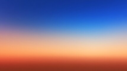 Sky gradient background with blue, orange, and brown tones for versatile design use