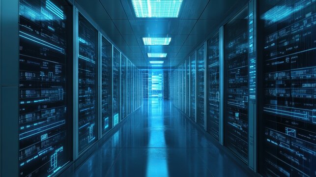 Secure Data Storage Room with Advanced Encryption Technology