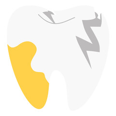 broken tooth icon