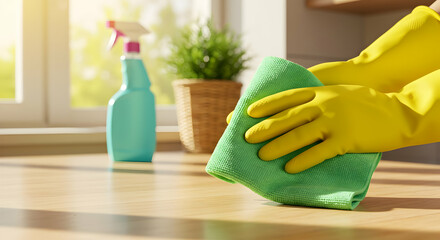 Cleaning kitchen surfaces maintaining hygiene and sparkle fresh home cleaning tips